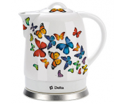 Чайник Delta DL-1233А''Бабочки''1500Вт 1.7л(6)